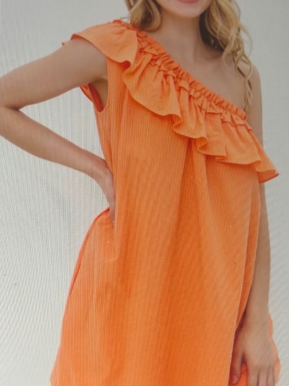 NWT DOLLY JOLLY OFF THE SHOULDER LINED COTTON DRESS